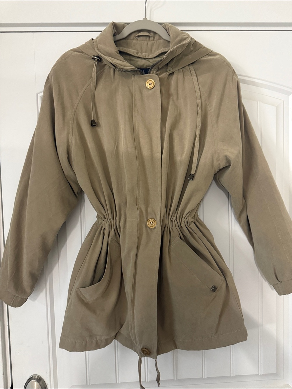 London Fog Cream Womens Coat